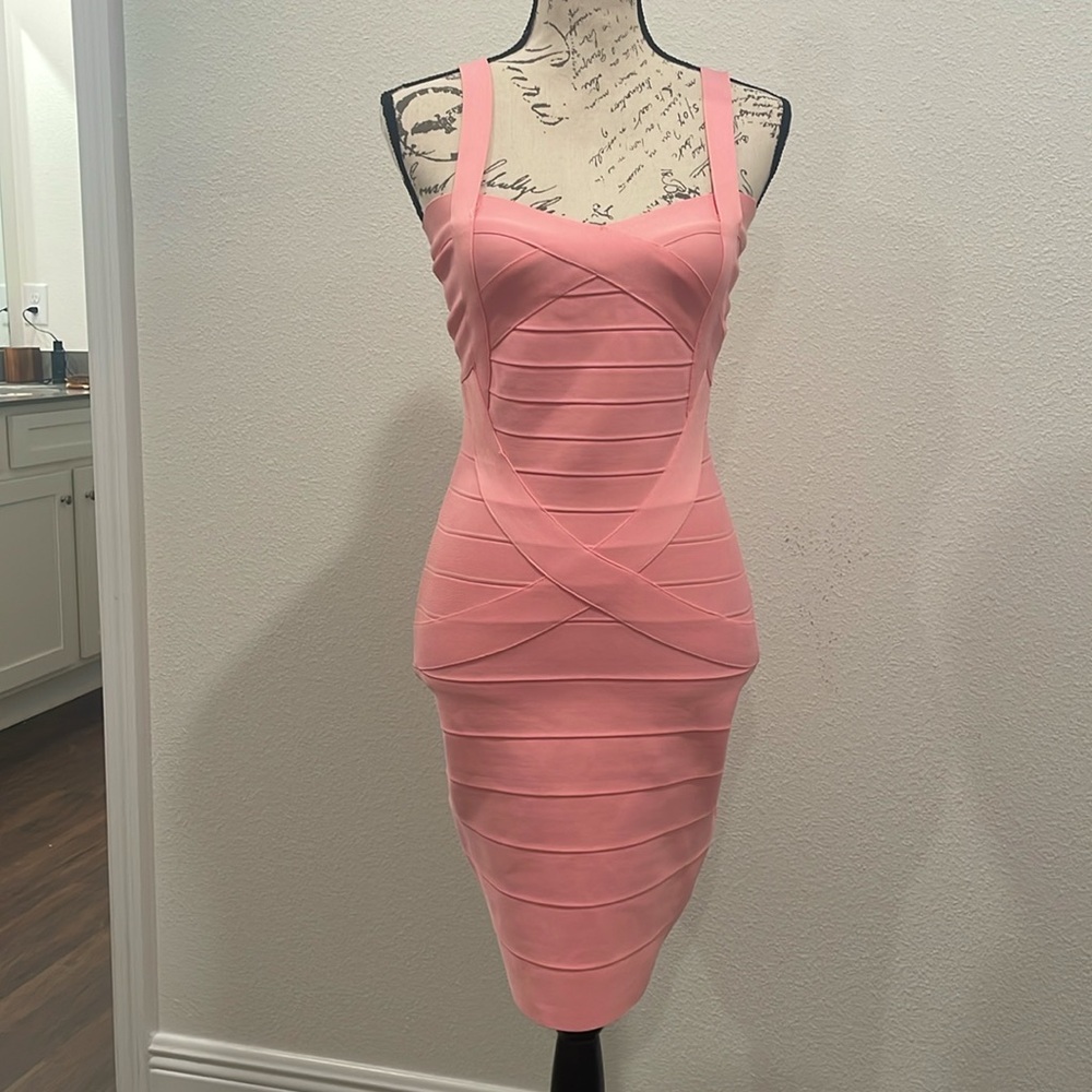 Bgcmaxaria pink Band-Aid dress